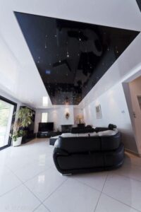 mirror finish lacquer stretch ceilings
