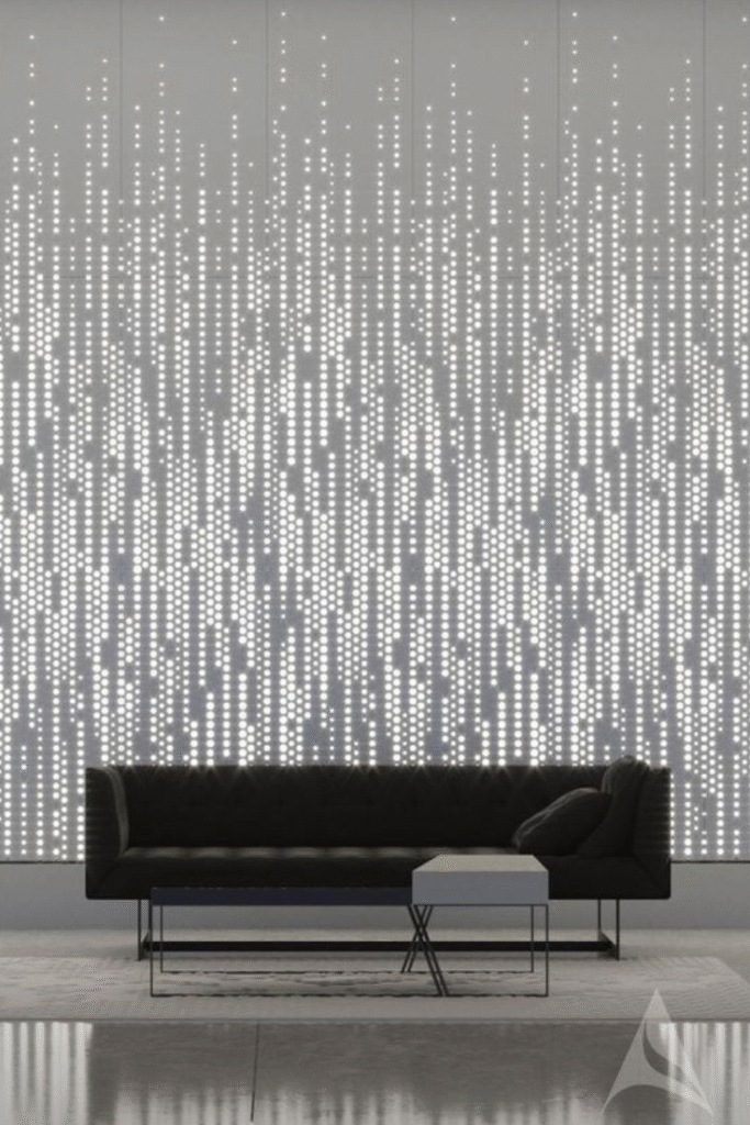 Metal perforated false ceiling