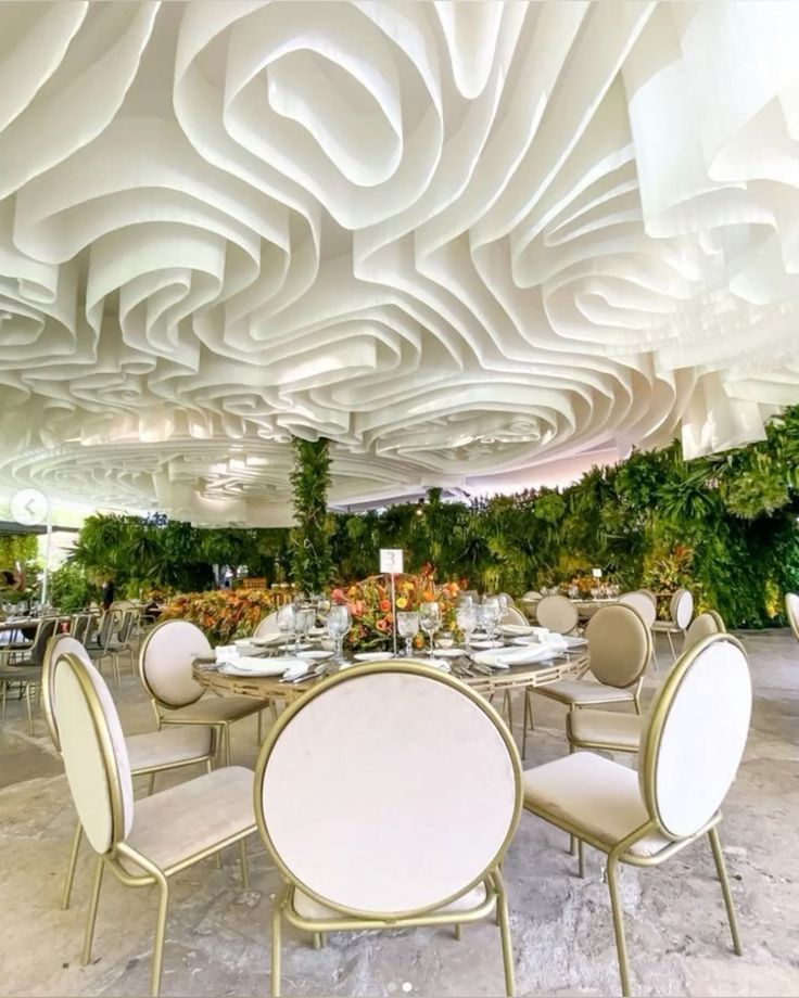 French Fabric Ceiling