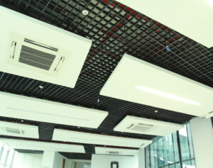 Open cell false ceiling system