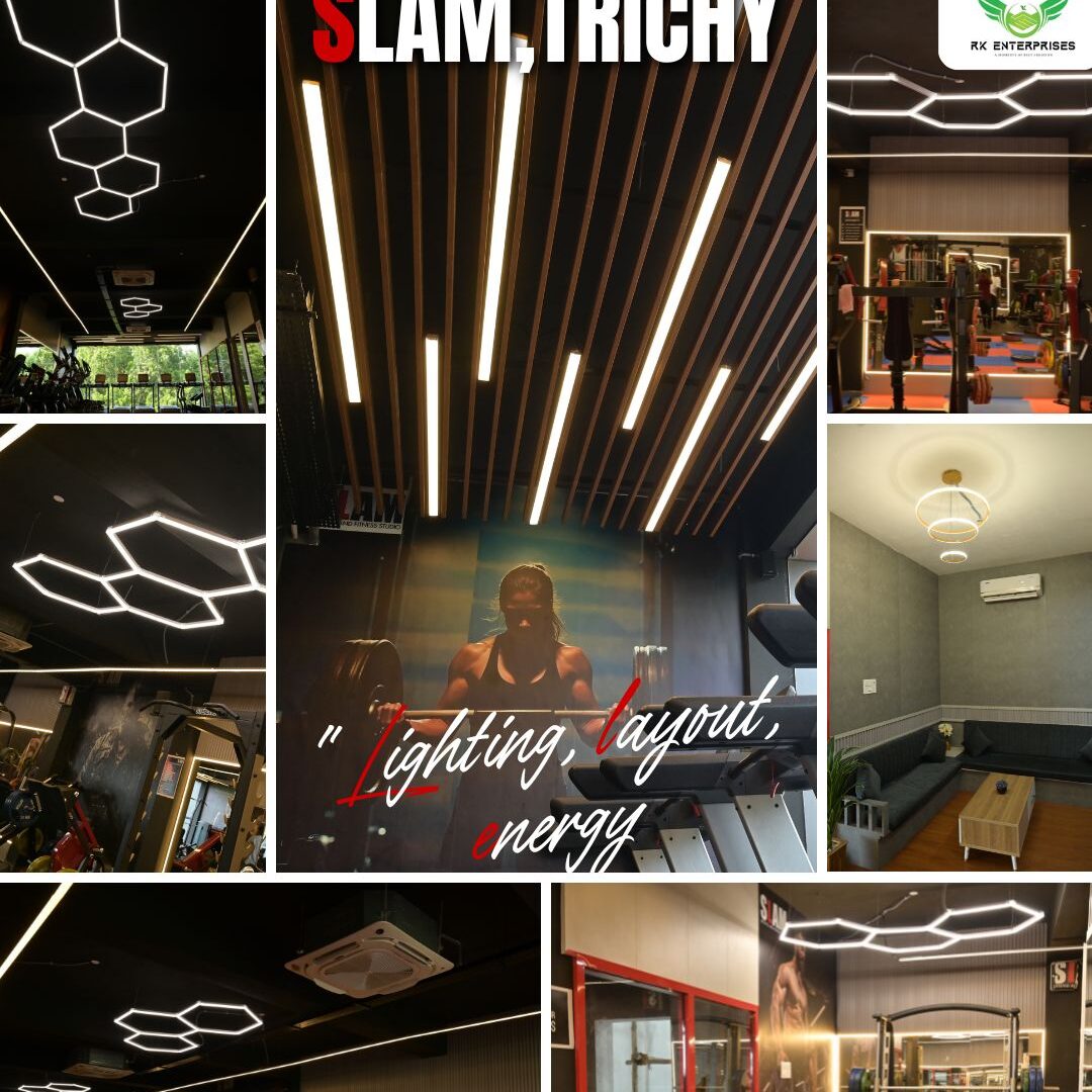 premium ceiling design for gyms | Rk Enterprises