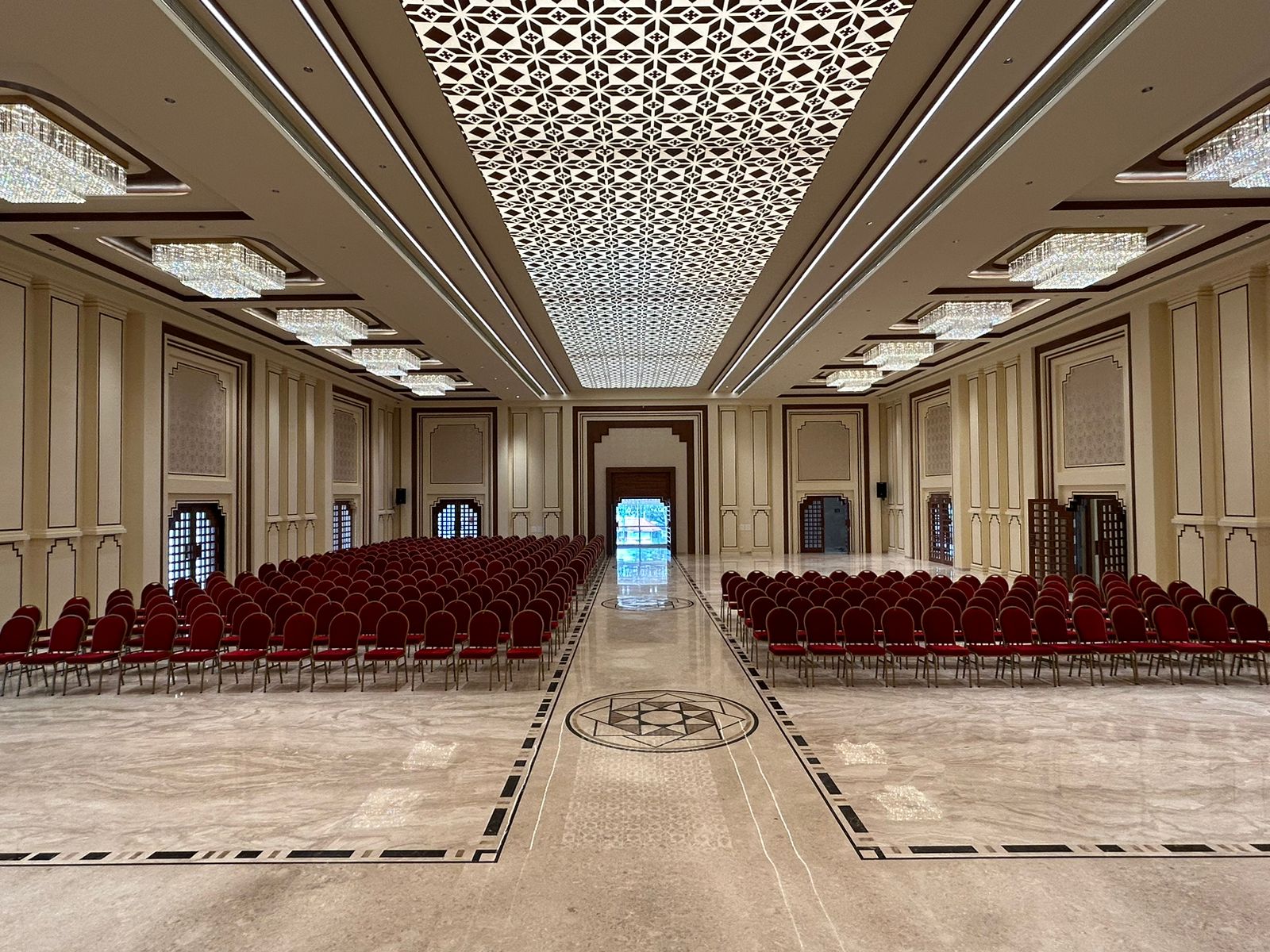 premium ceiling design for marriage hall