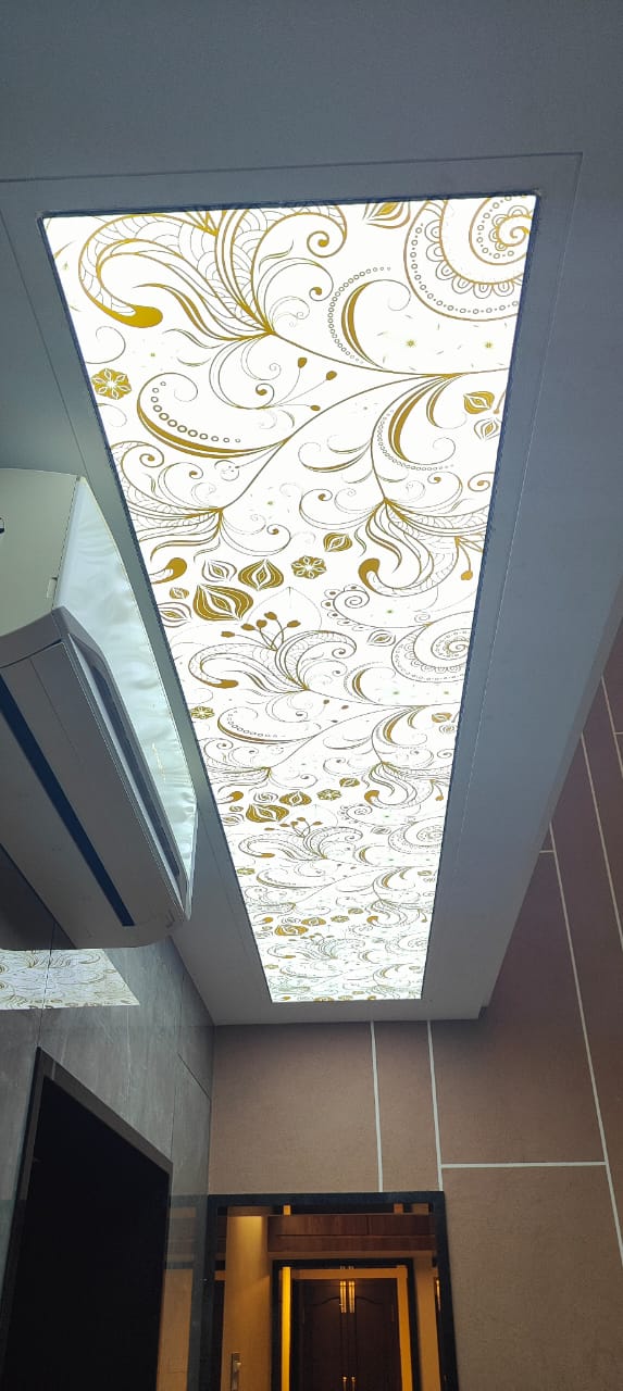 Residential stretch ceiling designs
