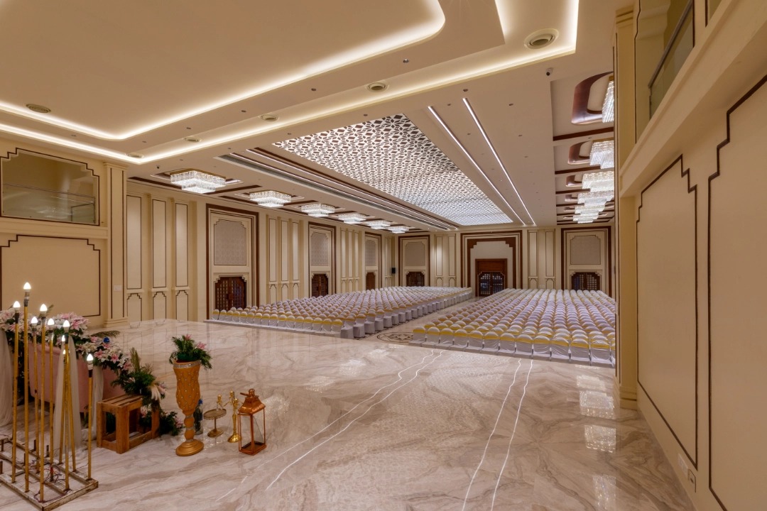 premium ceiling design for marriage hall