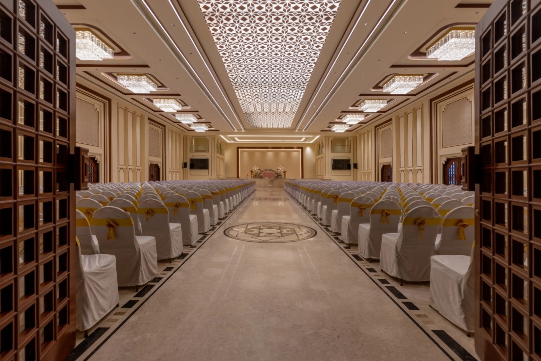 premium ceiling design for marriage hall